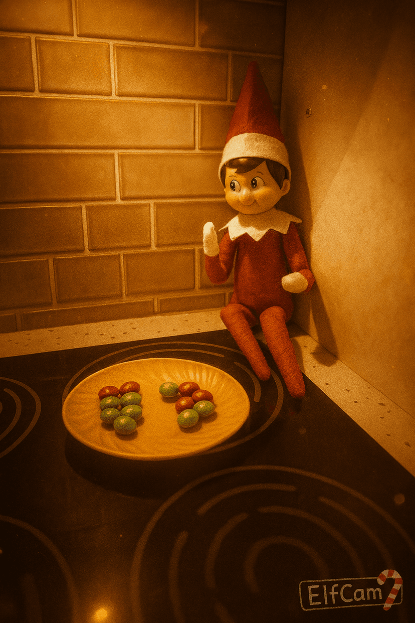 Day 6: I left you 6 M&Ms and 7 Skittles! 🍬